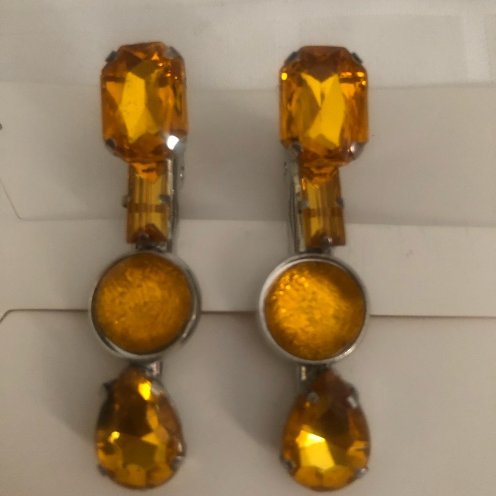 Medium Rhinestone Hair Clips - Picture 2 of 2